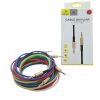 Cable Auxiliar de Audio de 3,5MM con Conectores Machos en Ambos Extremos