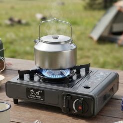 Cocinilla de Camping Portátil a Gas con Maleta de Sobremesa V.A.