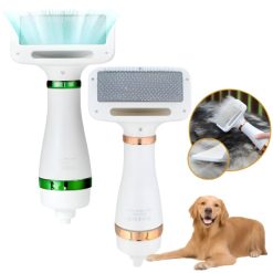Cepillo Secador Eléctrico para Mascotas 2 en 1