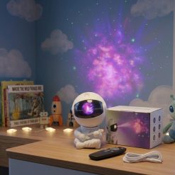 Proyector Lámpara Led Astronauta Sentado