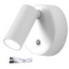 Aplique de Pared Led Recargable Inalámbrico con Base Magnética y 3 Tipos de Luz