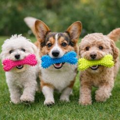 Juguete Mordedor para Perros en Forma de Hueso