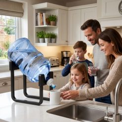 Soporte Negro para Bidón de Agua de 20 Litros con Grifo Incluido