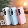 Power Bank de 8.000 Mah con 3 Entradas y Linterna en 3 Colores
