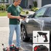 Hidrolavadora con 2 baterias y accesorios