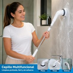 Cepillo Eléctrico de Limpieza Multifuncional con Accesorios