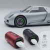 Cargador de Auto con 2 USB + Cable Iphone Rojo y Negro