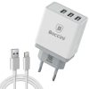 Cargador de 3 Puertos con Cable USB a C Marca Boccini