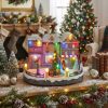 Villa Navideña Árbol de Navidad con Movimiento, Luces y Música
