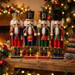 Cascanueces Navidad de 38 Cms. 4 Hermosos Diseños Código 1206759 - 1206760