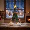 Pino Navideño con Venados en Movimiento Luces y Música