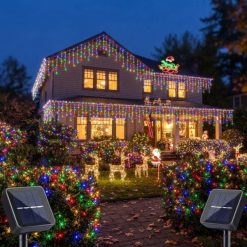Cortina de Luces Solares Multicolor de 5 Mt. x 70 Cms.