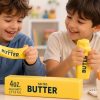 Juguete Antiestrés tipo Squishy con Forma de Barra de Mantequilla