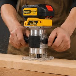 Fresadora de Madera Inalámbrica Tasbel con 2 Baterías.