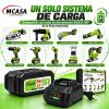Cargador Rápido MCASA 96V. para Herramientas Inalámbricas