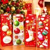 Pack de 12 Bolsas Navideñas de 35 x 12 x 9 Cms. Variedad de Diseños