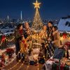 Árbol Solar Led Cálido con Estrella