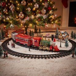 Tren Navideño Led Musical de 403 Cms. Circuito Orbital