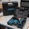 Taladro Tasbel W-155 con 2 Baterías y Mandril Metálico